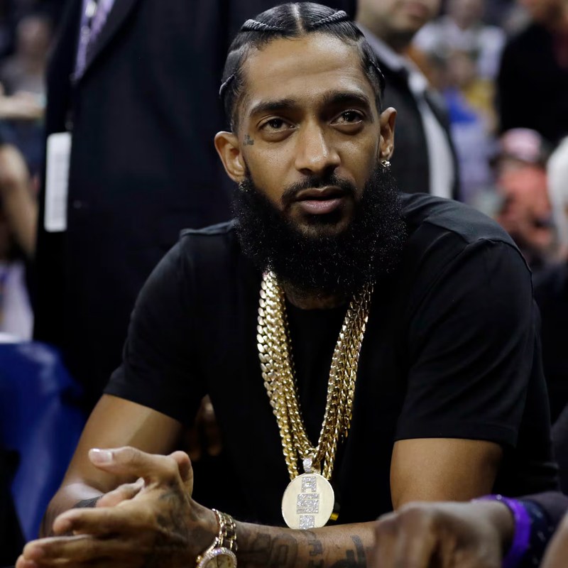 Nipsey Hussle on the Litt client wall